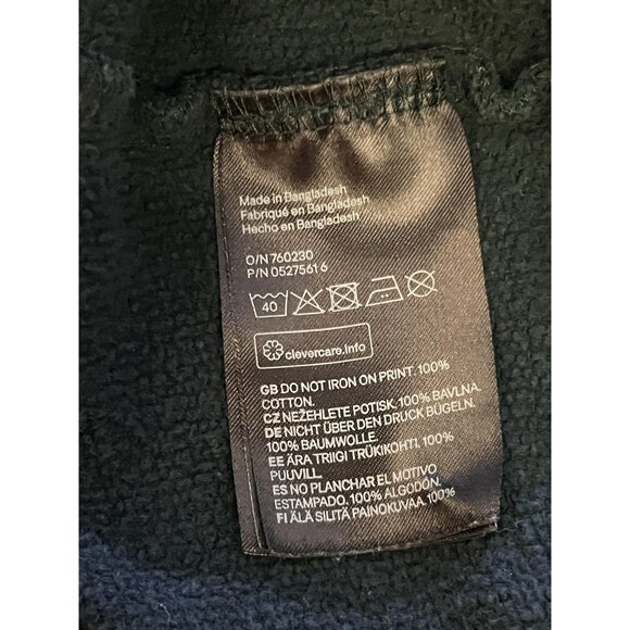 H&M Divided Sweatshirt Womens Small Navy Female Equals Future Graphic Crewneck - Picture 6 of 6